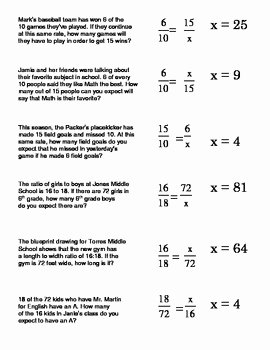 Solving Proportions Word Problems Worksheet Luxury Proportions Word Problems Card sort 2 Setting Up and