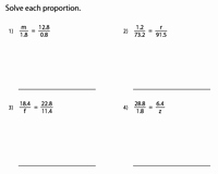 Solving Proportions Worksheet Answers Unique solving Proportions Worksheets