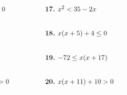 Solving Quadratic Inequalities Worksheet New Quadratic Inequalities Worksheet with Detailed solutions