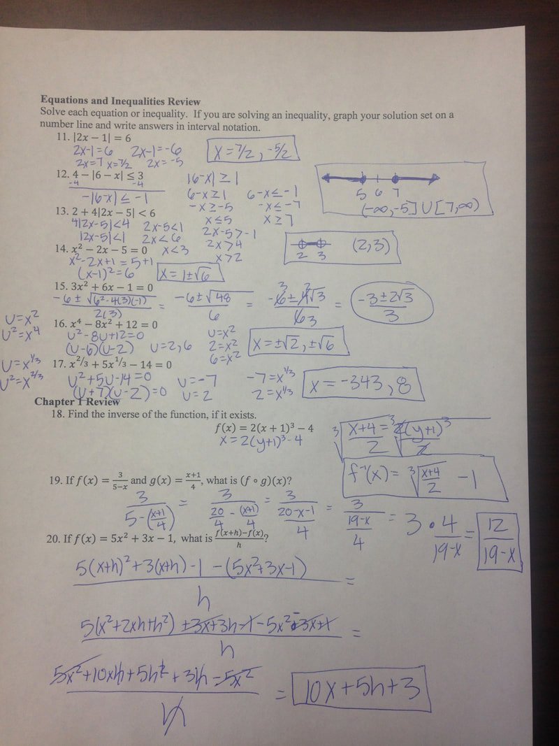 Solving Rational Inequalities Worksheet Best Of Pre Calc Worksheet solutions Wel E to Mrs Nykamp S Class