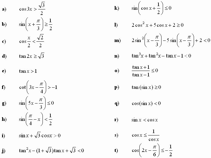 Solving Trig Equations Worksheet Unique solving Trigonometric Equations Worksheet