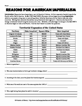 Spanish American War Worksheet Inspirational American Imperialism Packet with Primary sources