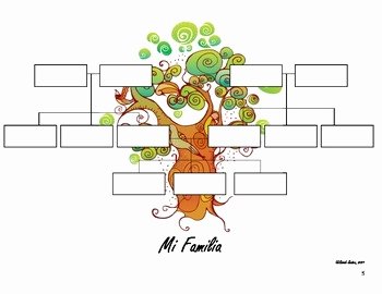 Spanish Family Tree Worksheet Unique La Familia En Español
