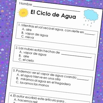 Spanish Reading Comprehension Worksheet Elegant Spanish Reading Prehension Passages Level Six by Anne