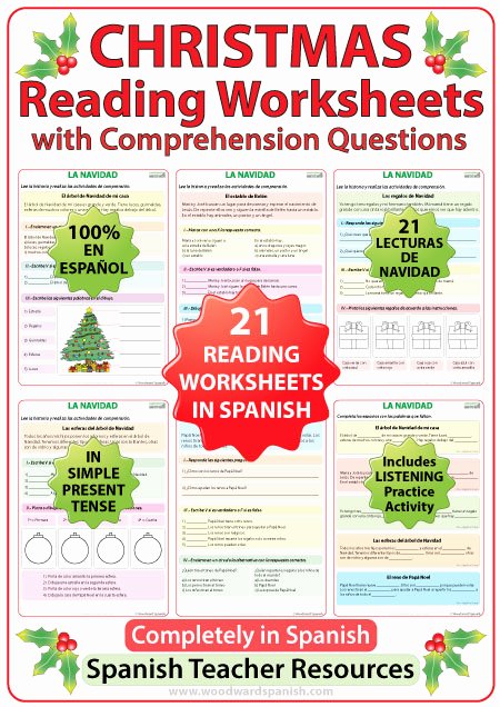 Spanish Reading Comprehension Worksheet New Christmas – Reading Prehension Worksheets In Spanish