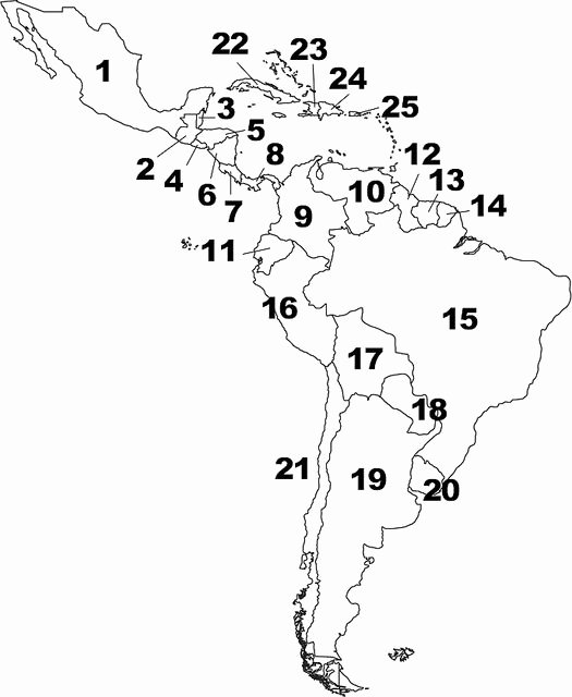 Spanish Speaking Countries Map Worksheet Inspirational Central America Map Worksheets