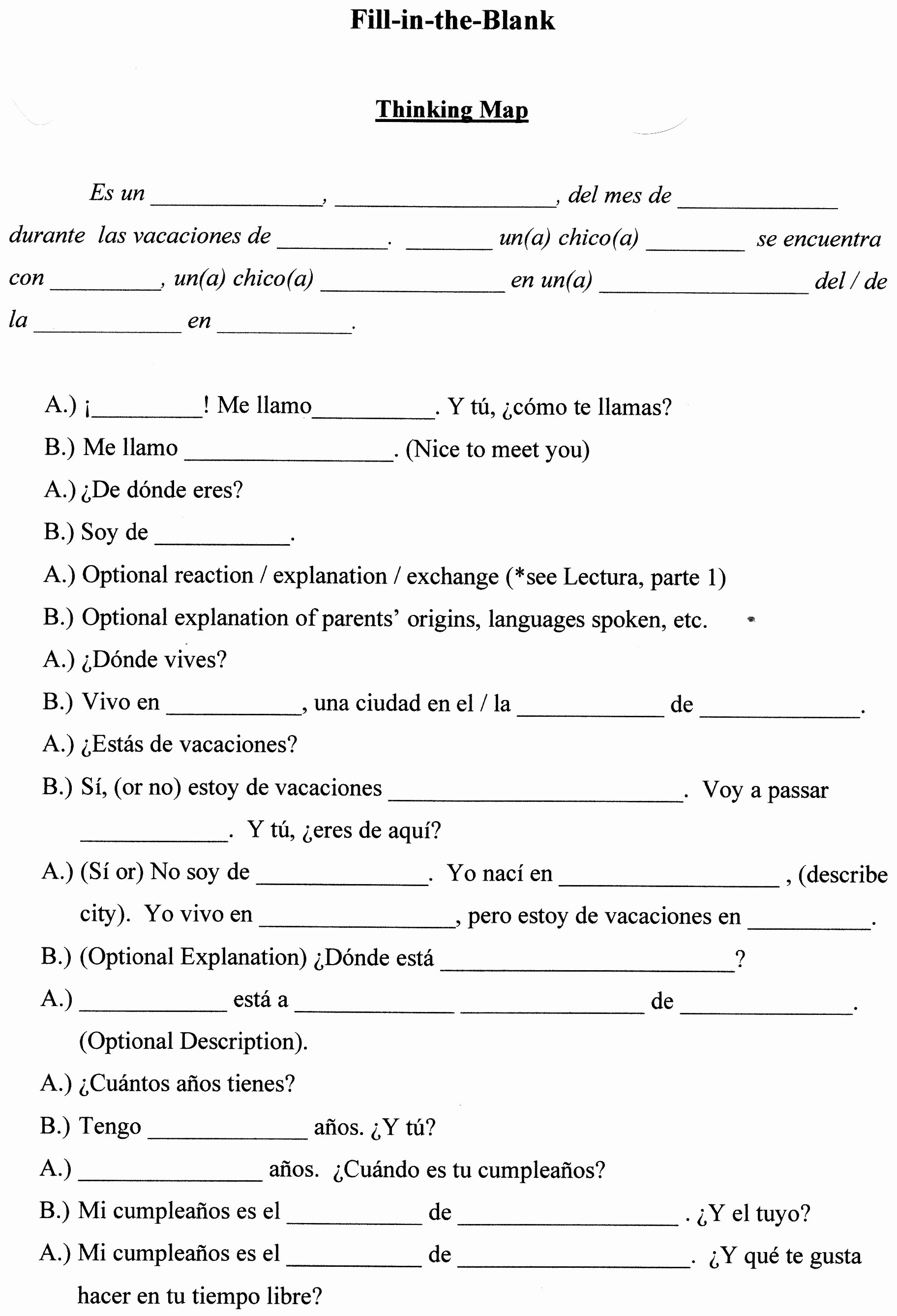 Spanish Speaking Countries Worksheet Awesome 16 Best Of Spanish Iii Worksheets Present