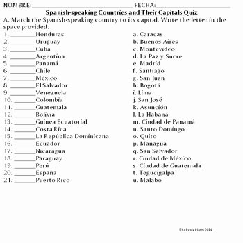 Spanish Speaking Countries Worksheet Lovely Spanish Speaking Countries Worksheet the Best Worksheets