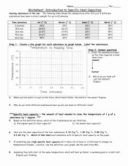 Specific Heat Worksheet Answers Elegant Studylib Essys Homework Help Flashcards Research