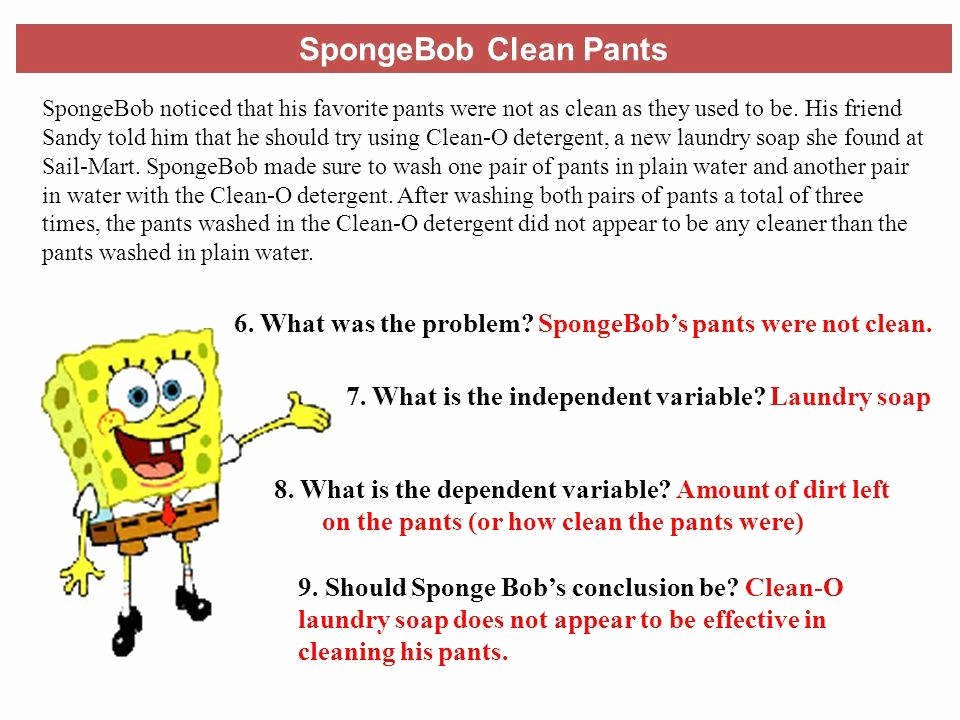 Spongebob Scientific Method Worksheet Fresh Scientific Method Worksheet Answers