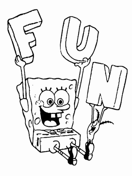 Sponges A Coloring Worksheet Awesome Kids Page Spongebob Coloring Pages for Kids