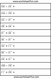 Square and Cube Roots Worksheet Beautiful Adding &amp; Subtracting Square Roots Worksheets …