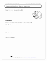 Square and Cube Roots Worksheet Luxury Square and Cube Roots Worksheets