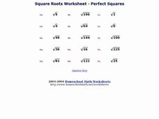 Square Root Worksheet Pdf Lovely Square Roots Worksheet Perfect Squares Worksheet for 4th