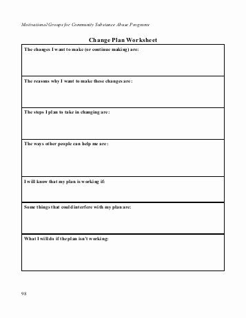 Stages Of Change Worksheet Fresh Image Result for Motivational Interviewing Stages Of