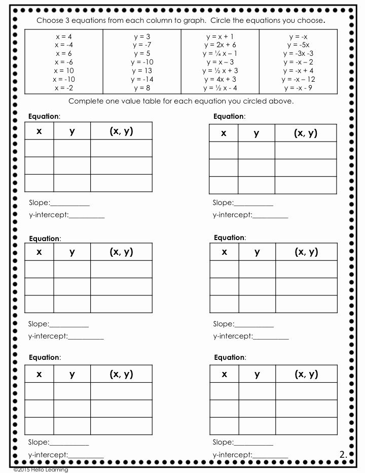 Stained Glass Windows Worksheet Awesome Stained Glass Window Linear Equation Worksheet Answer Key