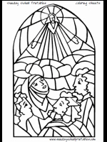 Stained Glass Windows Worksheet Beautiful Stained Glass Coloring Pages Bible Story Images for