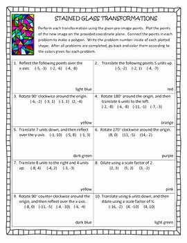 Stained Glass Windows Worksheet Inspirational Transformations Stained Glass Project 8 G A 3 by Laura