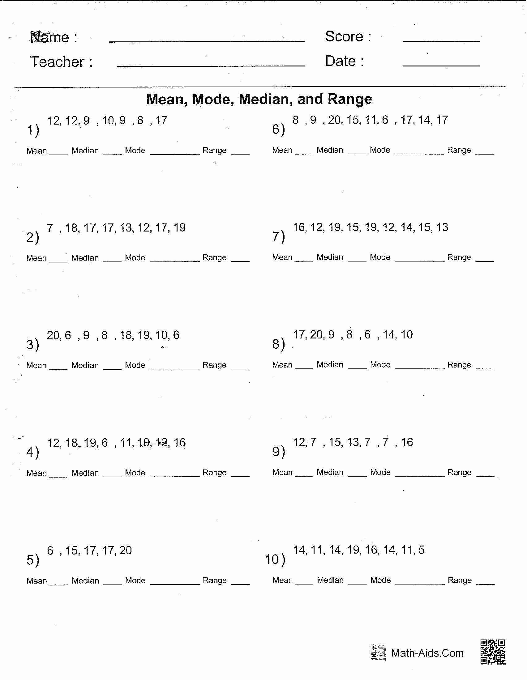 Standard Deviation Worksheet with Answers Elegant Worksheet Understanding Standard Deviations