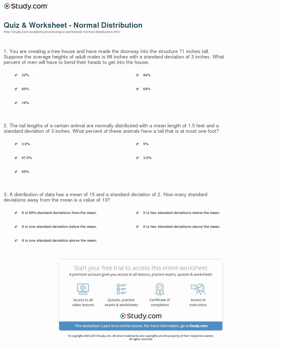 Standard Deviation Worksheet with Answers Luxury Z Score Algebra 2 Worksheet Breadandhearth