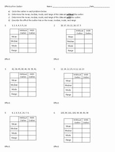 Standard Deviation Worksheet with Answers Unique Mean Absolute Deviation Maze