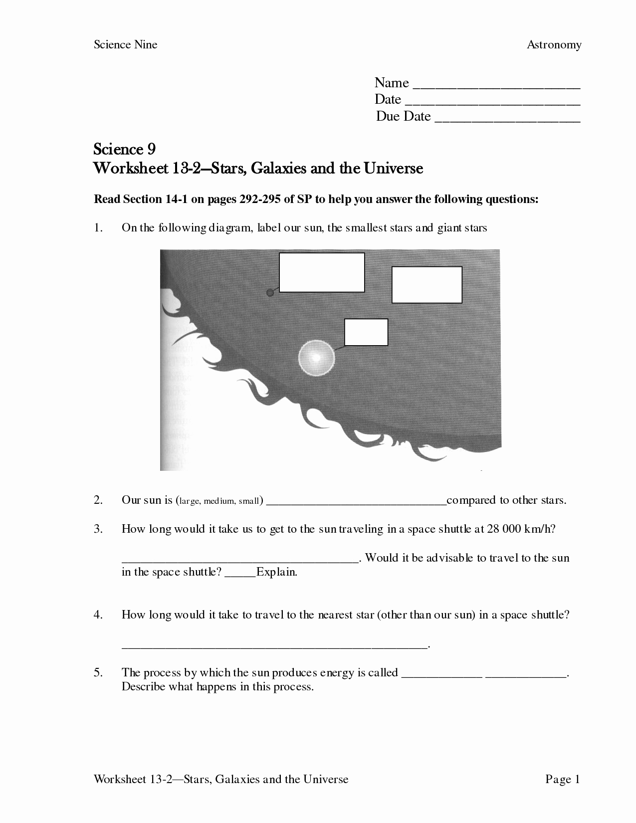 Stars and Galaxies Worksheet Answers Lovely 13 Best Of Stars and Galaxies Worksheet Answers
