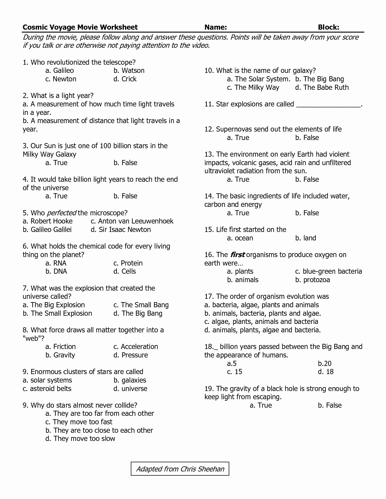 Stars and Galaxies Worksheet Answers Luxury 13 Best Of Stars and Galaxies Worksheet Answers