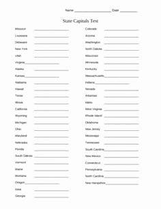 States and Capitals Matching Worksheet Awesome I Have who Has States &amp; Capitals Free
