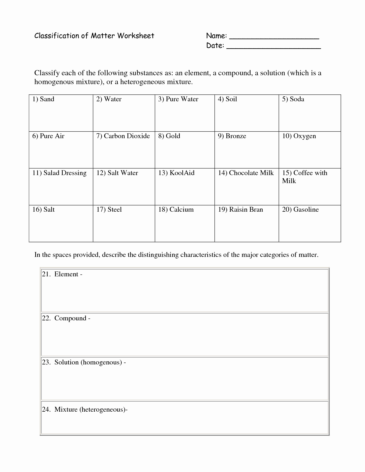 States Of Matter Worksheet Answers Fresh 12 Best Of States Matter Worksheet Answer Key