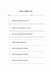 States Of Matter Worksheet Chemistry Awesome States Of Matter Worksheet Identify