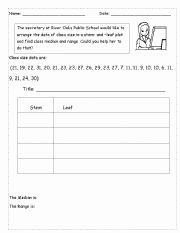 Stem and Leaf Plot Worksheet Awesome English Worksheets Stem and Leaf Plot