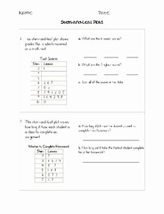Stem and Leaf Plots Worksheet Beautiful A Simple and Easy to Use Rubric Grading Sheet for Both Bar