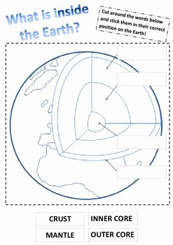 Structure Of the Earth Worksheet Elegant Earth S Interior Worksheet Pdf