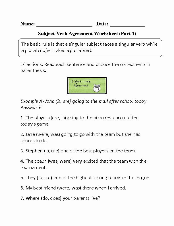 50-subject-verb-agreement-worksheet