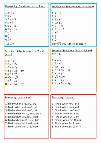 Substitution Method Worksheet Answers Best Of Substitution Worksheet by Bro Burton