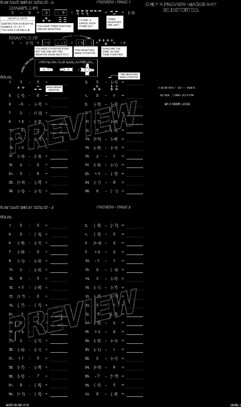 Subtracting Integers Worksheet Pdf Awesome Subtraction Integers Worksheet Worksheet Mogenk Paper