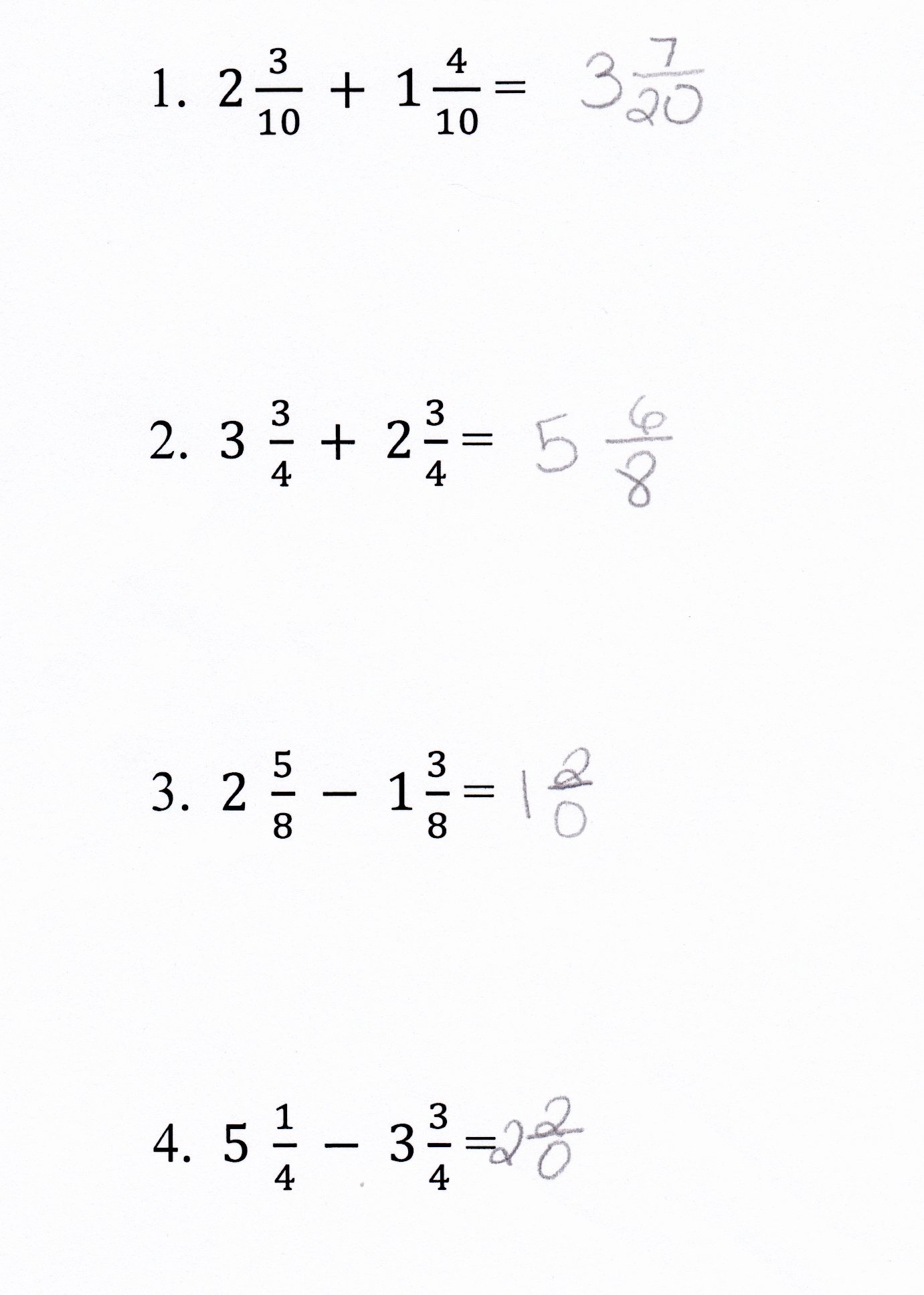 Subtracting Mixed Numbers Worksheet New Worksheet Adding and Subtracting Fractions and Mixed