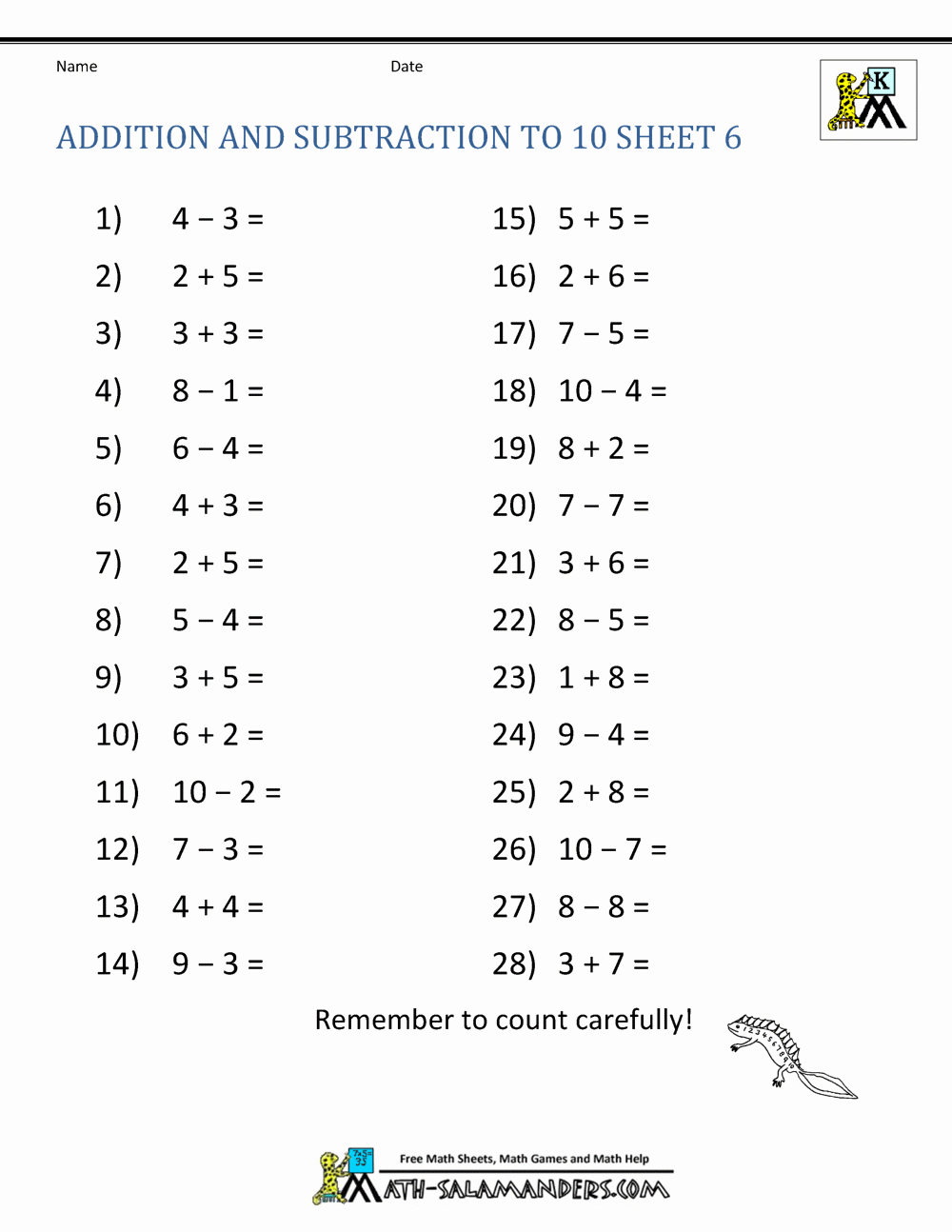 Subtraction Worksheet for Kindergarten Elegant Addition and Subtraction Worksheets for Kindergarten