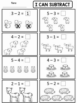 Subtraction Worksheet for Kindergarten Fresh Kindergarten Addition and Subtraction Worksheets