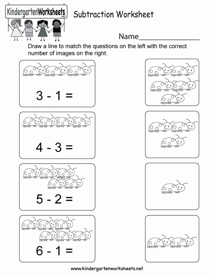 Subtraction Worksheet for Kindergarten Luxury 104 Best Math Worksheets Images On Pinterest