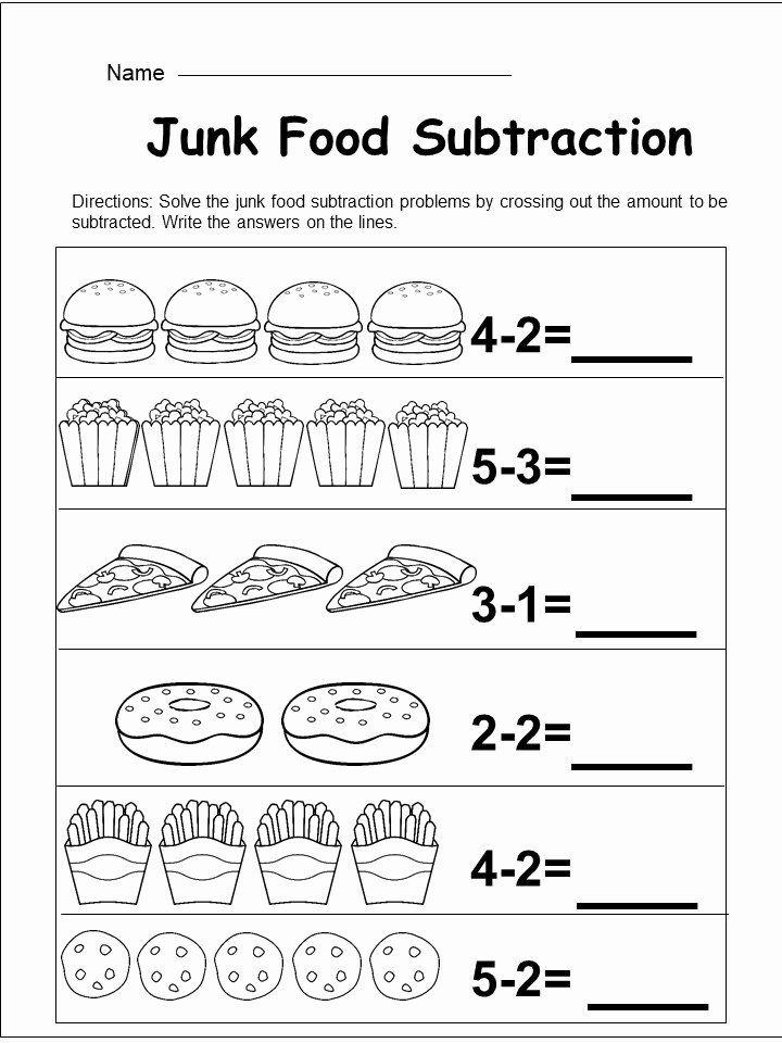 Subtraction Worksheet for Kindergarten Unique Free Kindergarten Subtraction Worksheet Kindermomma