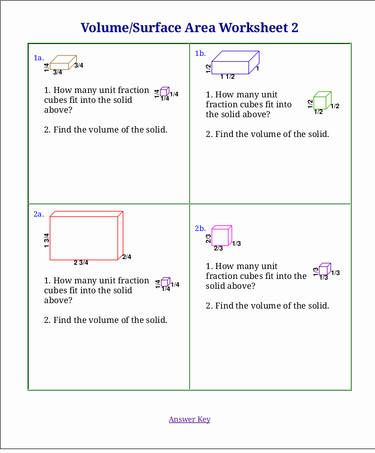 Surface area and Volume Worksheet Fresh Maria S Math News Vol 79 February 2014
