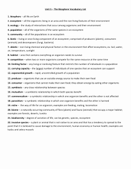 Symbiosis Worksheet Answer Key Luxury 8th Grade Science Interactions Of Life Chapter 4 Study