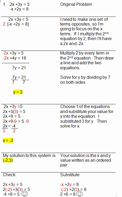 Systems Of Equations Practice Worksheet Awesome Problem solving with Binations Help Jordanguydonlaw
