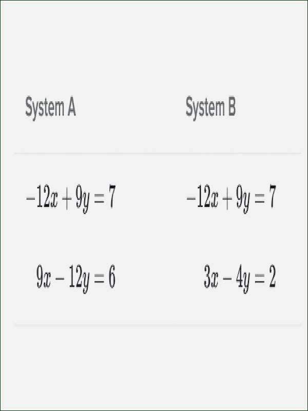 50 Systems Of Equations Review Worksheet