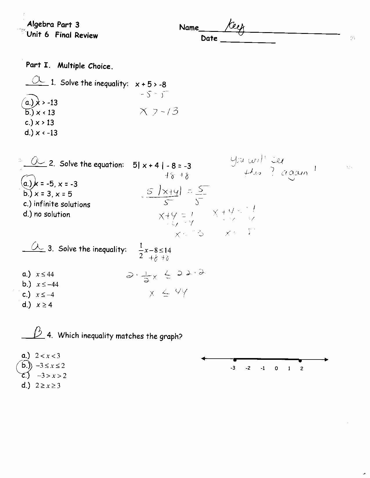 Systems Of Equations Review Worksheet Inspirational Review Worksheet solving Systems Equations
