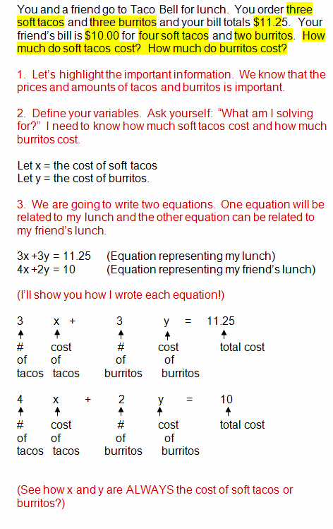 Systems Word Problems Worksheet Fresh solving Systems Of Equations Real World Problems