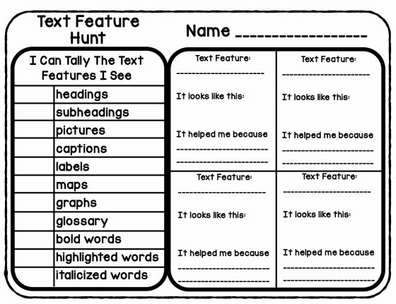 Text Features Worksheet 2nd Grade Elegant I Love Labels Don T You
