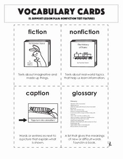 Text Features Worksheet Pdf Unique Nonfiction Text Features Lesson Plan