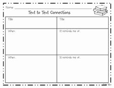 Text to Text Connections Worksheet Unique 42 Best Text to Self Text World Images